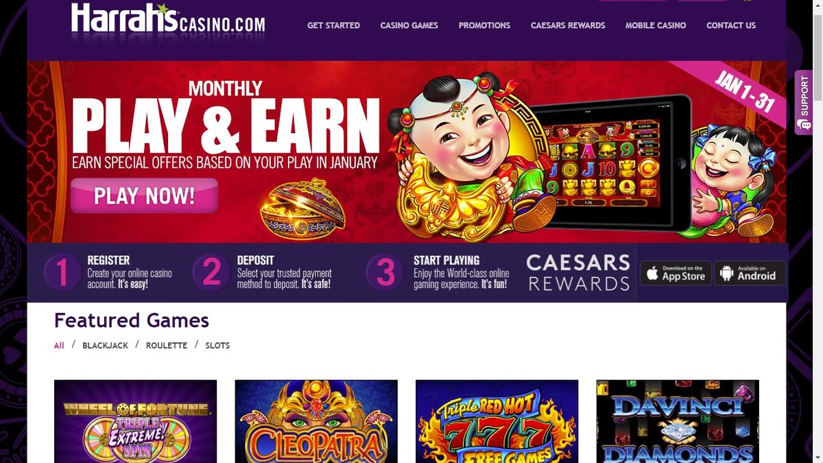 Harrahs Online Casino No Deposit Bonus